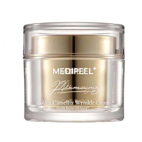 Антивозрастной крем с экстрактом золота Medi-Peel Premium Golden Camellia Wrinkle Cream, 50 мл  фото
