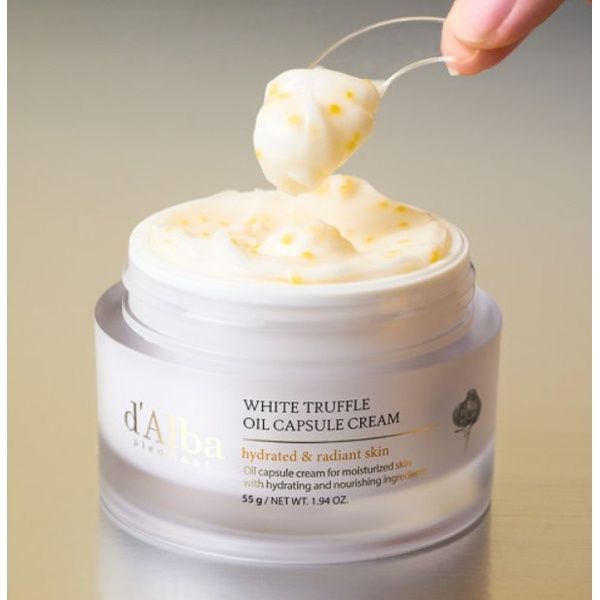 Живильний крем для обличчя d'Alba White Truffle Oil Capsule Cream 55g фото