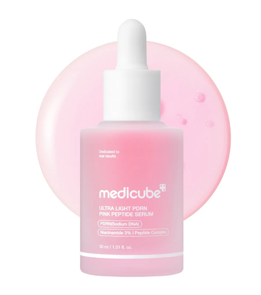 Надлегка відновлювальна пептидна сироватка з PDRN Medicube PDRN Pink Peptide Ultra Light Serum 30ml фото