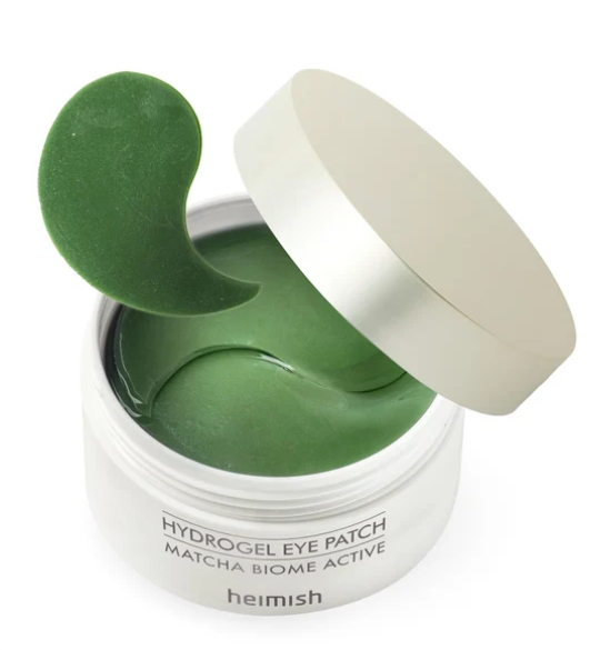 Заспокійливі гідрогелеві патчі з екстрактом матчі та пробіотиками Heimish Matcha Biome Hydrogel Eye Patch 60pcs фото