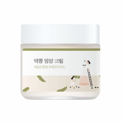 Питательный крем с экстрактом соевых бобов и керамидами ROUND LAB Soybean Nourishing Cream - 80 мл  фото