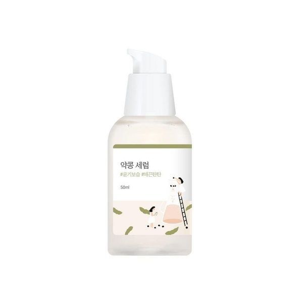 Питательная сыворотка с экстрактом соевых бобов ROUND LAB Soybean Serum - 50 мл  фото