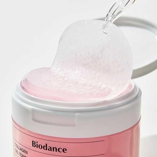 Пады для лица с укрепляющим эффектом Biodance Collagen Gel Toner Pads 60 шт  фото