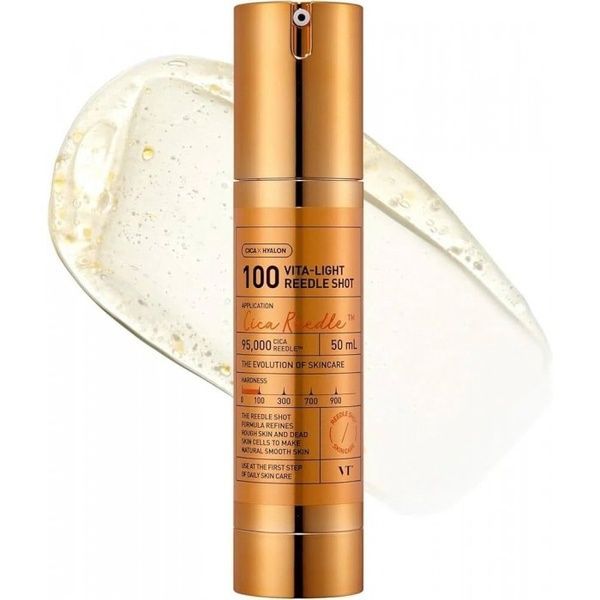 Сыворотка-бустер с микроиглами и витамином С VT Cosmetics Vita-light Reedle Shot 100 50 ml  фото