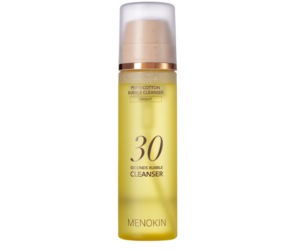 Осветляющая мицеллярная пенка для умывания с витамином C Menokin 30 Seconds Bubble Cleanser Bright 150ml  фото