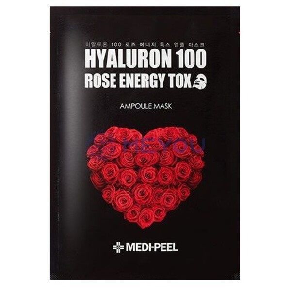 Тканевая маска для лица Medi-Peel Hyaluron Rose Energy Tox Ampoule Mask  фото