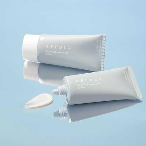Зволожуючий сонцезахисний крем з рослинним скваланом Needly Vegan Mild Moisture Sun SPF 50+ PA++, 50 мл фото